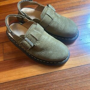 Dr. Martens Jorge Sling Back Olive Green Mule size 7 US